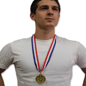 Olympic Medal on Ribbon