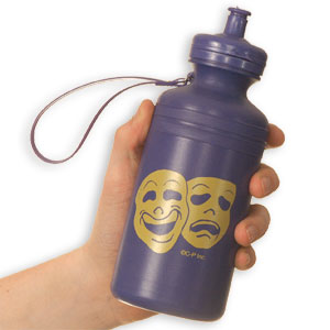 Comedy & Tragedy Water Bottle