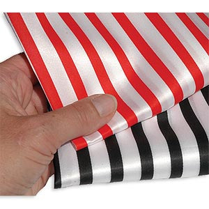Striped Poly-Satin