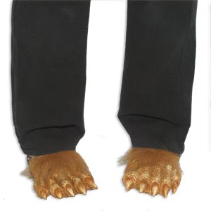 Hairy Wolf Feet Slippers