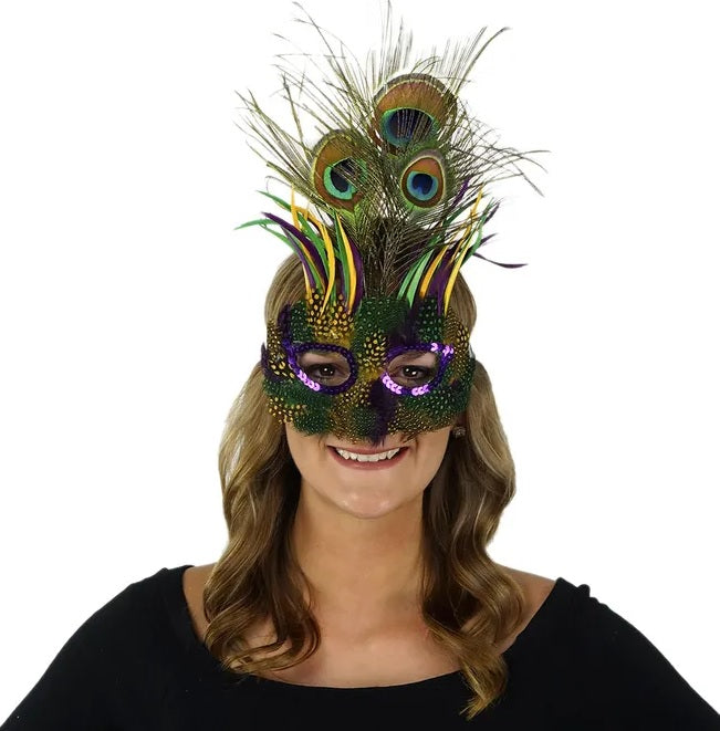 Boppers de máscara de Mardi Gras
