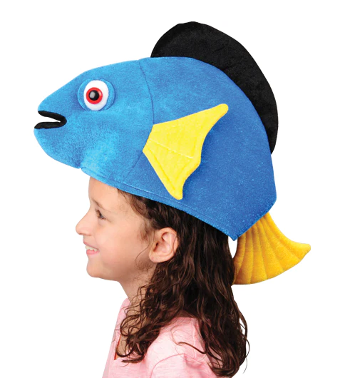 Sombrero de pez Tang azul