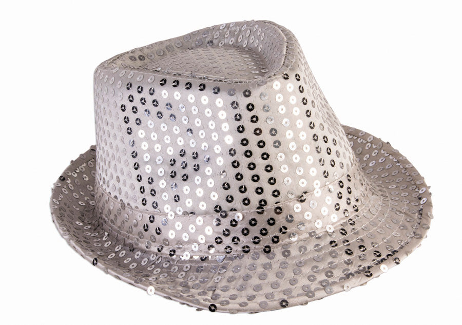 Sombrero de fieltro con lentejuelas