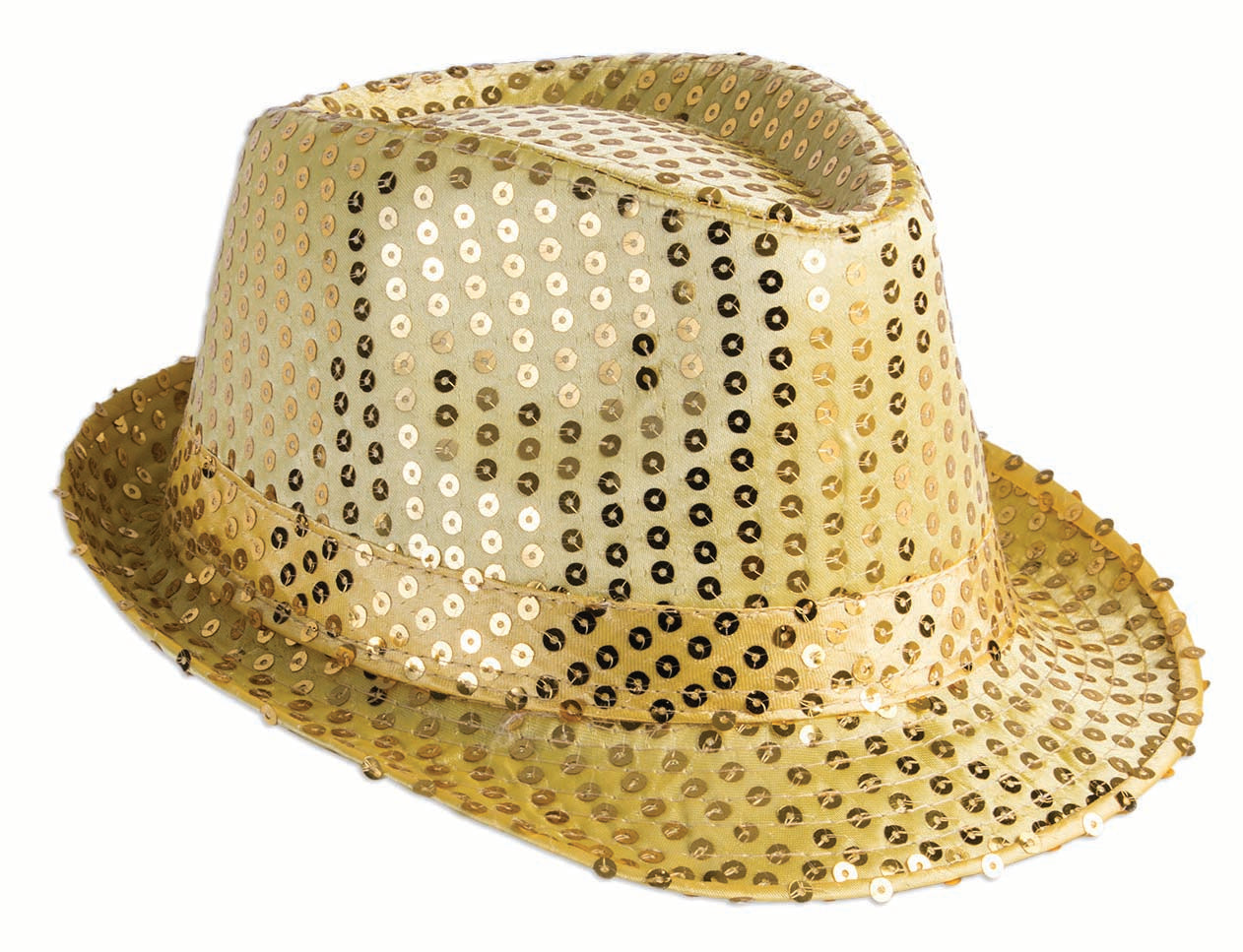 Sombrero de fieltro con lentejuelas