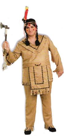 Plus Size Native American Brave Costume