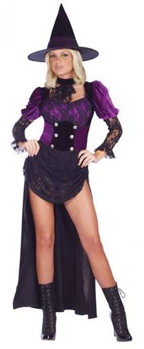 Disfraz de bruja victoriana burlesca 
