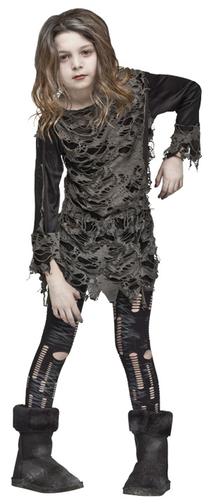 Walking Zombie Girl Child Costume