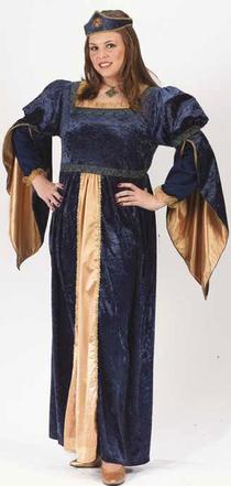 Blue Maiden Princess Plus Size Costume
