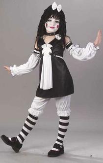 Girls Goth Ann Costume