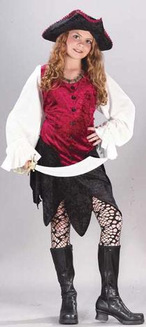 First Mate Girls Pirate Costume