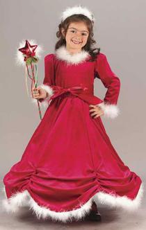 Vestido de princesa de Navidad para niños 