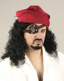 Pirate Wig Bandana - Curly