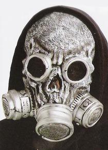 Bio Zombie Gas Mask - Silver