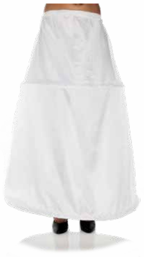 Ladies Hoop White Skirt