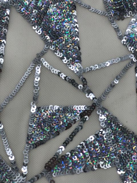 J-LO Fabric: Sequin Stretch Net