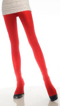 Red Nylon Tights