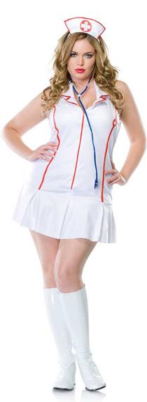 Disfraz de enfermera jefa sexy talla extra