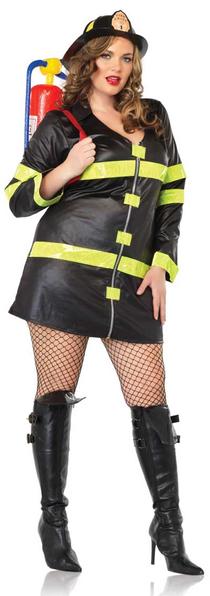 Sexy Plus Fire Woman Costume