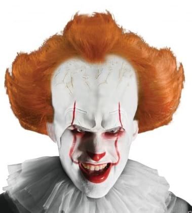 Adult Pennywise Clown "IT' Wig with Attached Headpiece