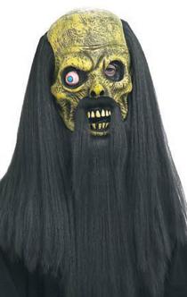 Ghoul Mask W/Hair And Beard