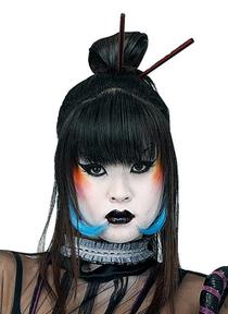 Gothic Geisha Wig