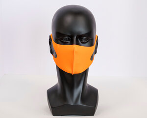 Máscaras faciales antimicrobianas transpirables de neopreno de color sólido