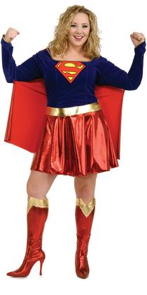 Disfraz de Supergirl talla extra 
