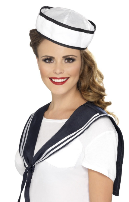 Collar de marinero (bufanda) y sombrero