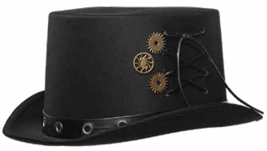Steampunk Hat with Gears