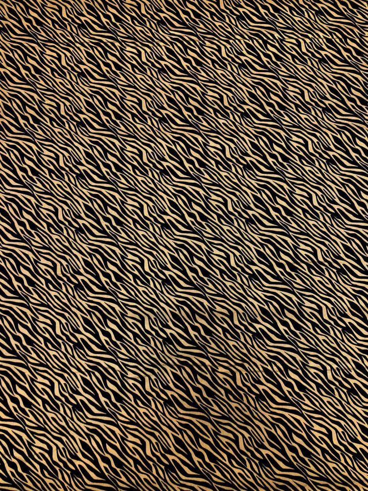 Cotton Non-Stretch Lurex Zebra Design
