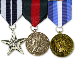 Military Medals w/Pin