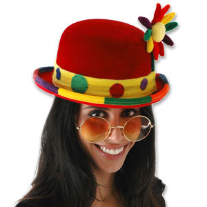 Clown bowler sales hat