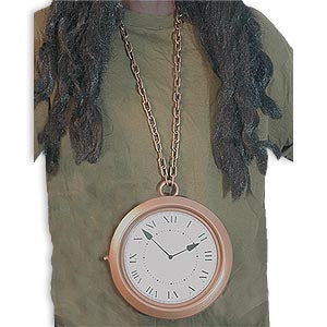 Rapper's Clock Necklace