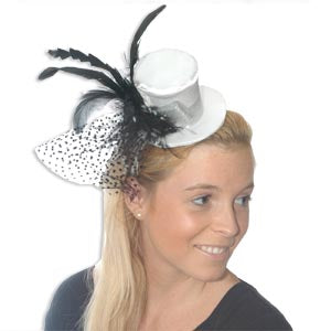 Mini Top Hat w/Feather