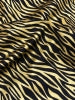 Cotton Non-Stretch Lurex Zebra Design