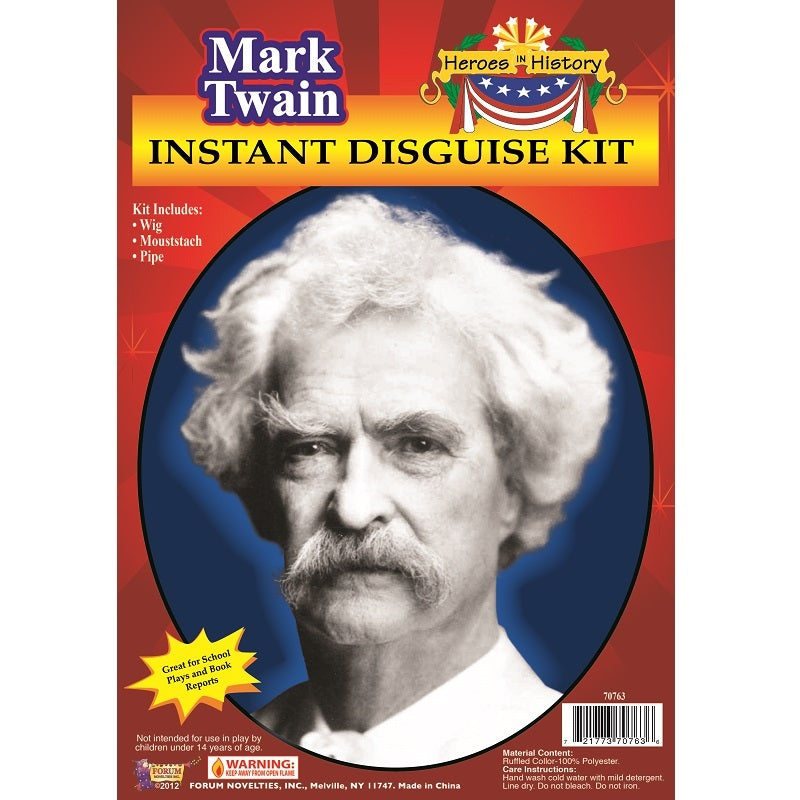Disfraz instantáneo de Mark Twain